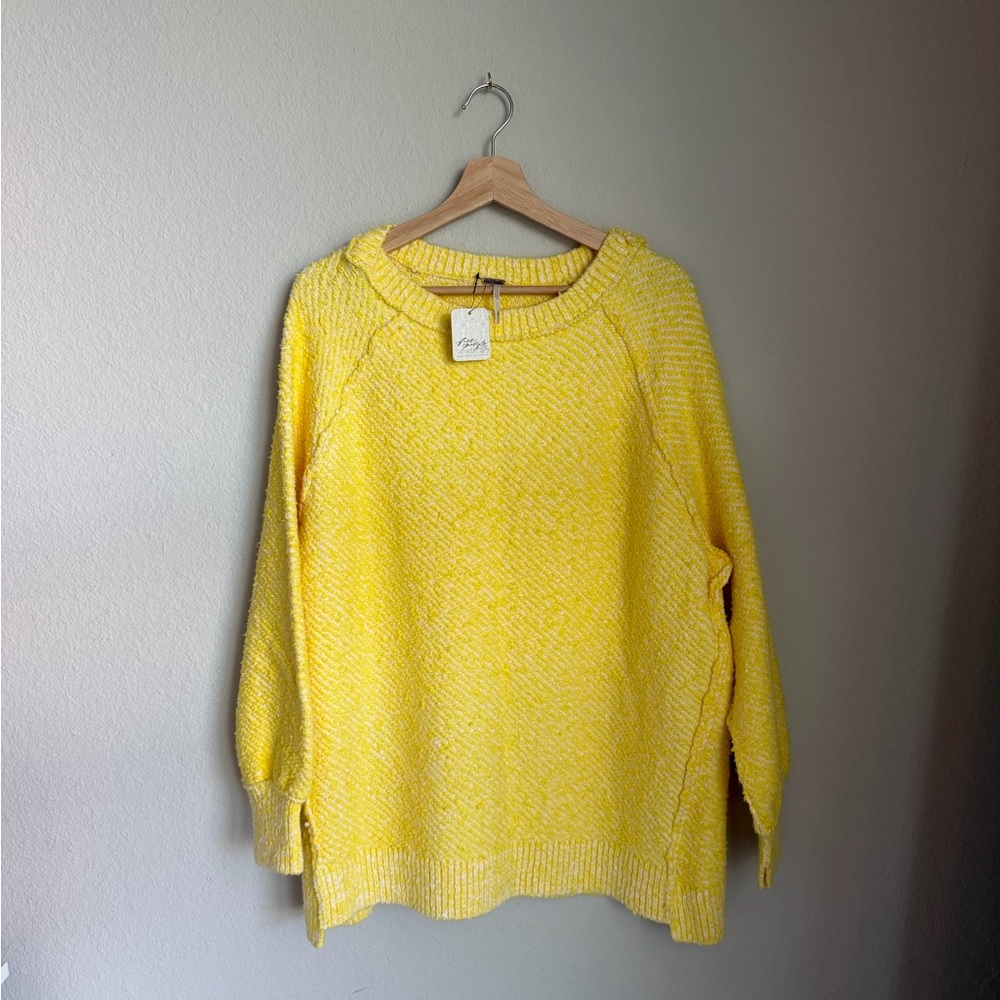 NWT | Free People | Yellow Women's Sweater